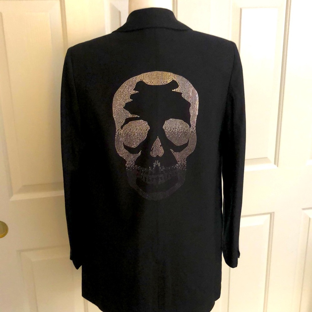 Zadig & Voltaire Skull Blazer: Black Size 38